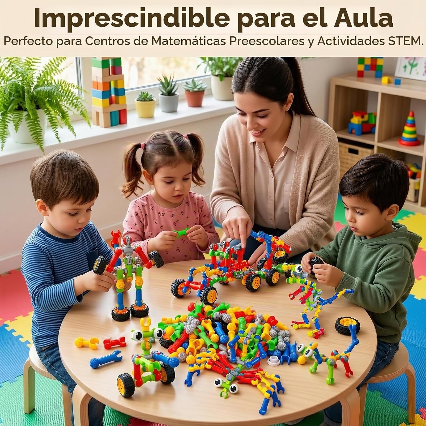 Juguetes de construcción STEM para niños de 3, 4, 5, 6, 7, 8+ años,...