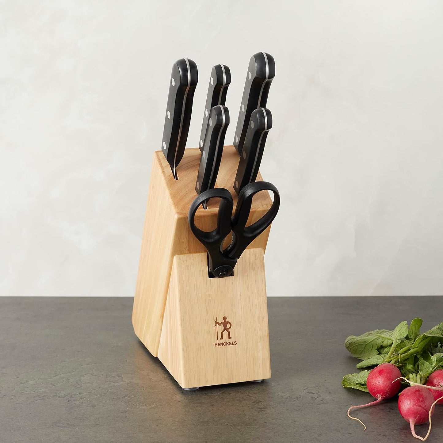 Henckels Solution - Juego de cuchillos de 7 piezas, afilado para ma...
