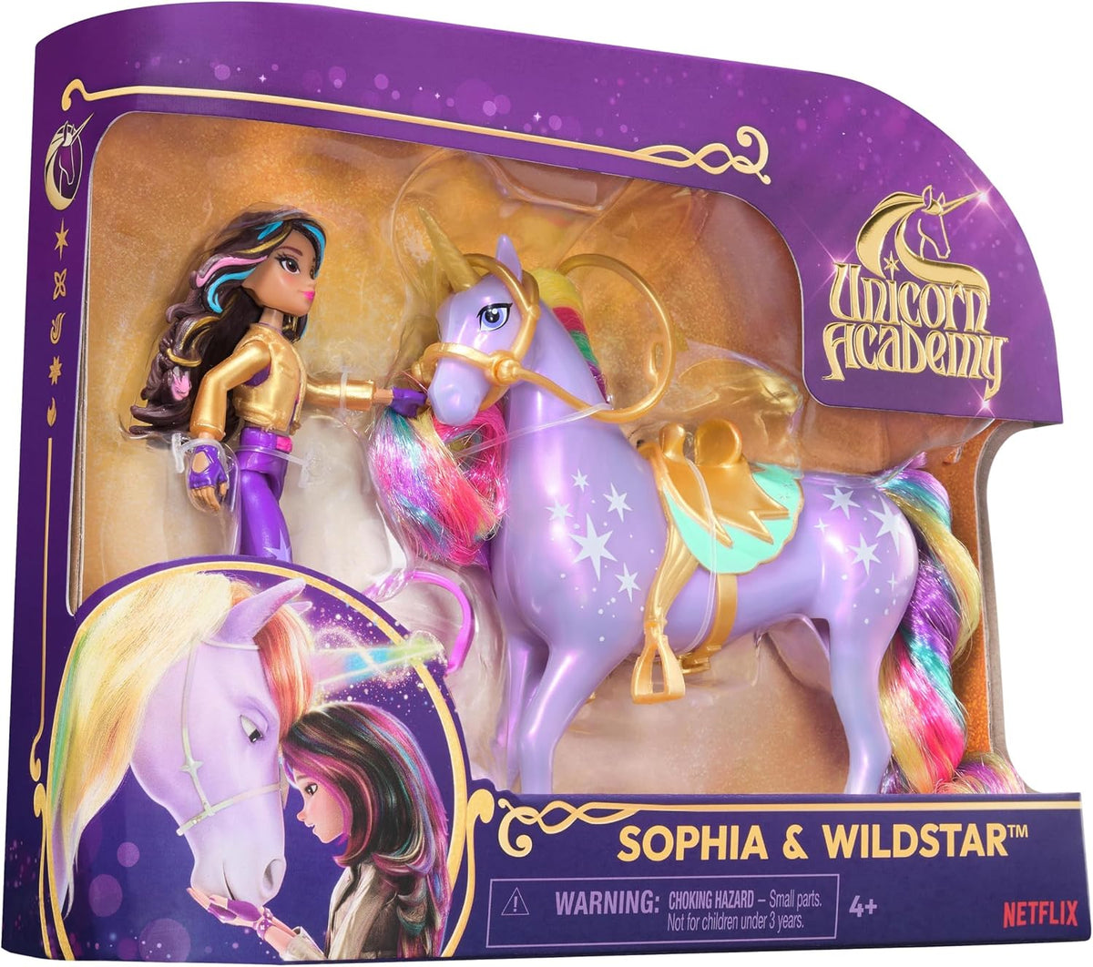 Unicorn Academy Sophia &amp; Wildstar, 2 accesorios, juguetes de un...