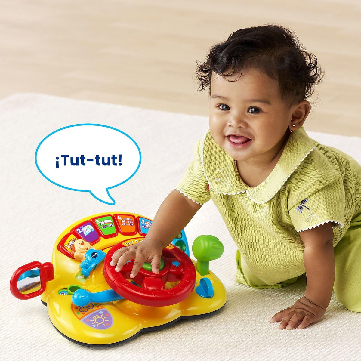 VTech Gira y aprende conductor, amarillo