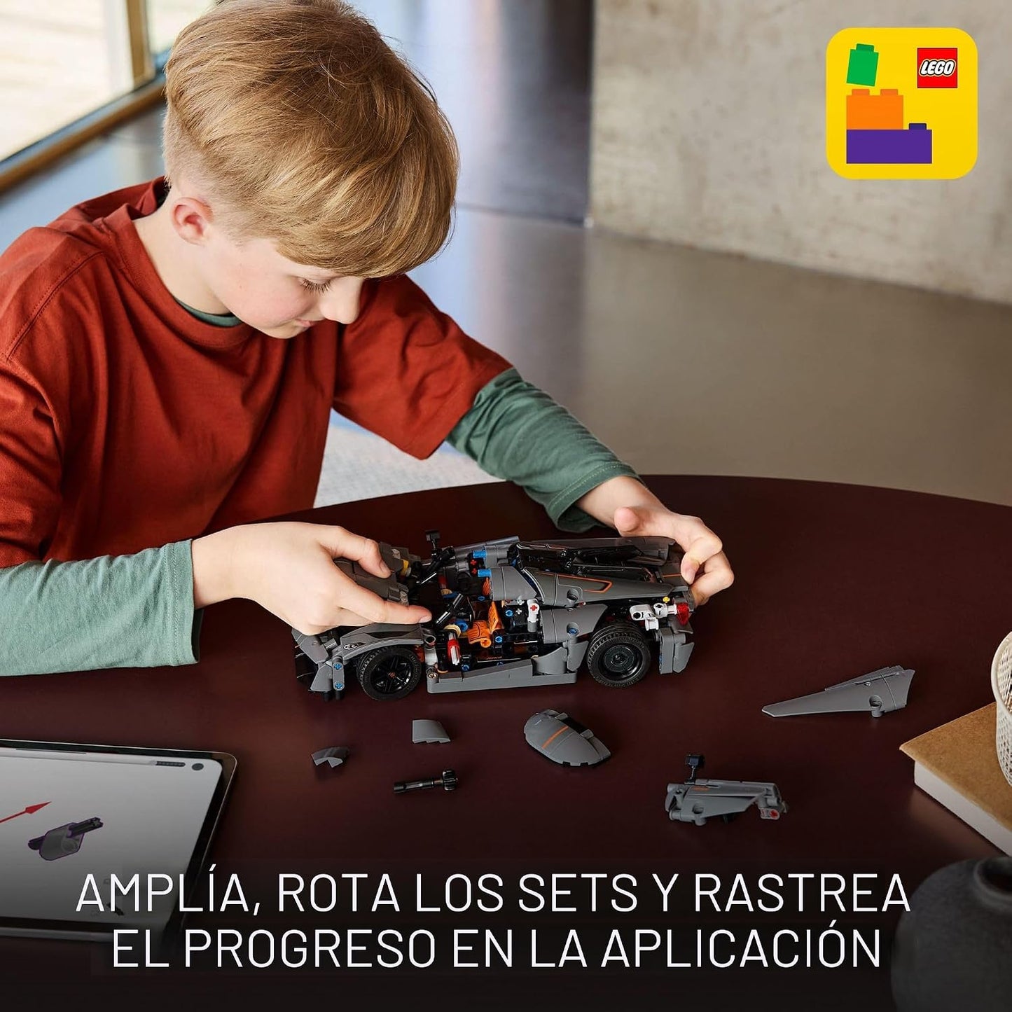 LEGO Technic Koenigsegg Jesko Absolut - Hiperauto gris, juego de co...