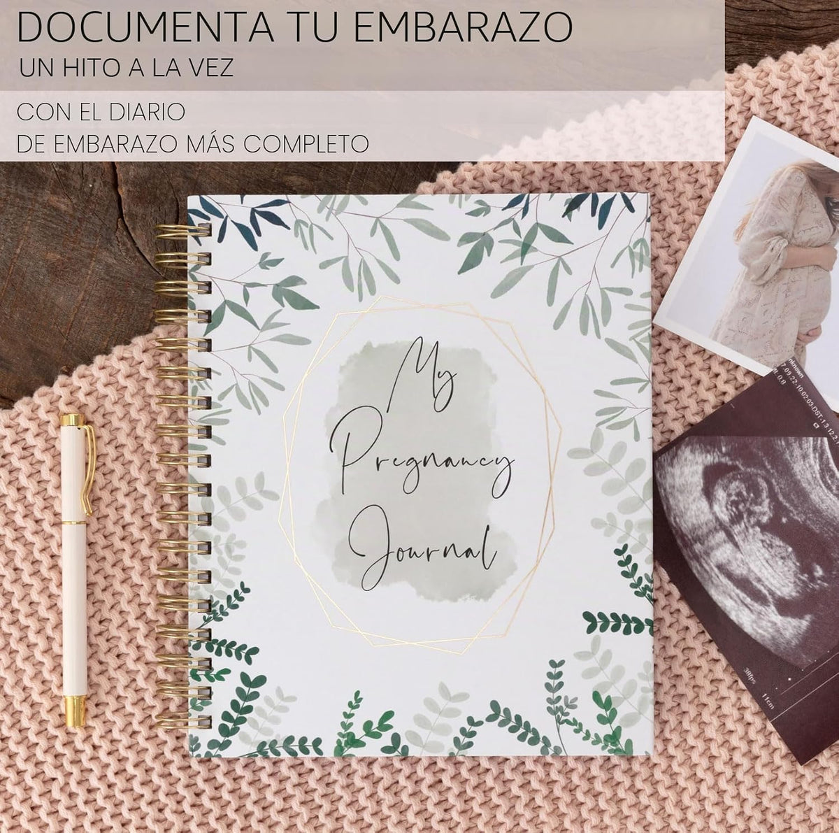 Diario de embarazo para madres primerizas | Rastreador semanal de e...