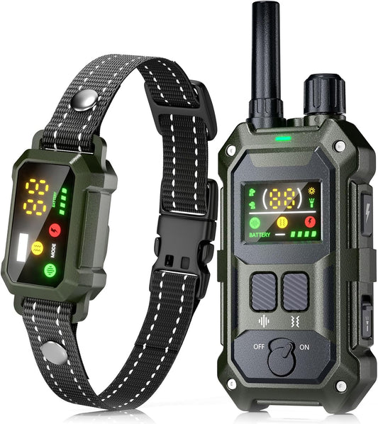 BLACKDOG Collar de choque militar para perro, collar de entrenamien...