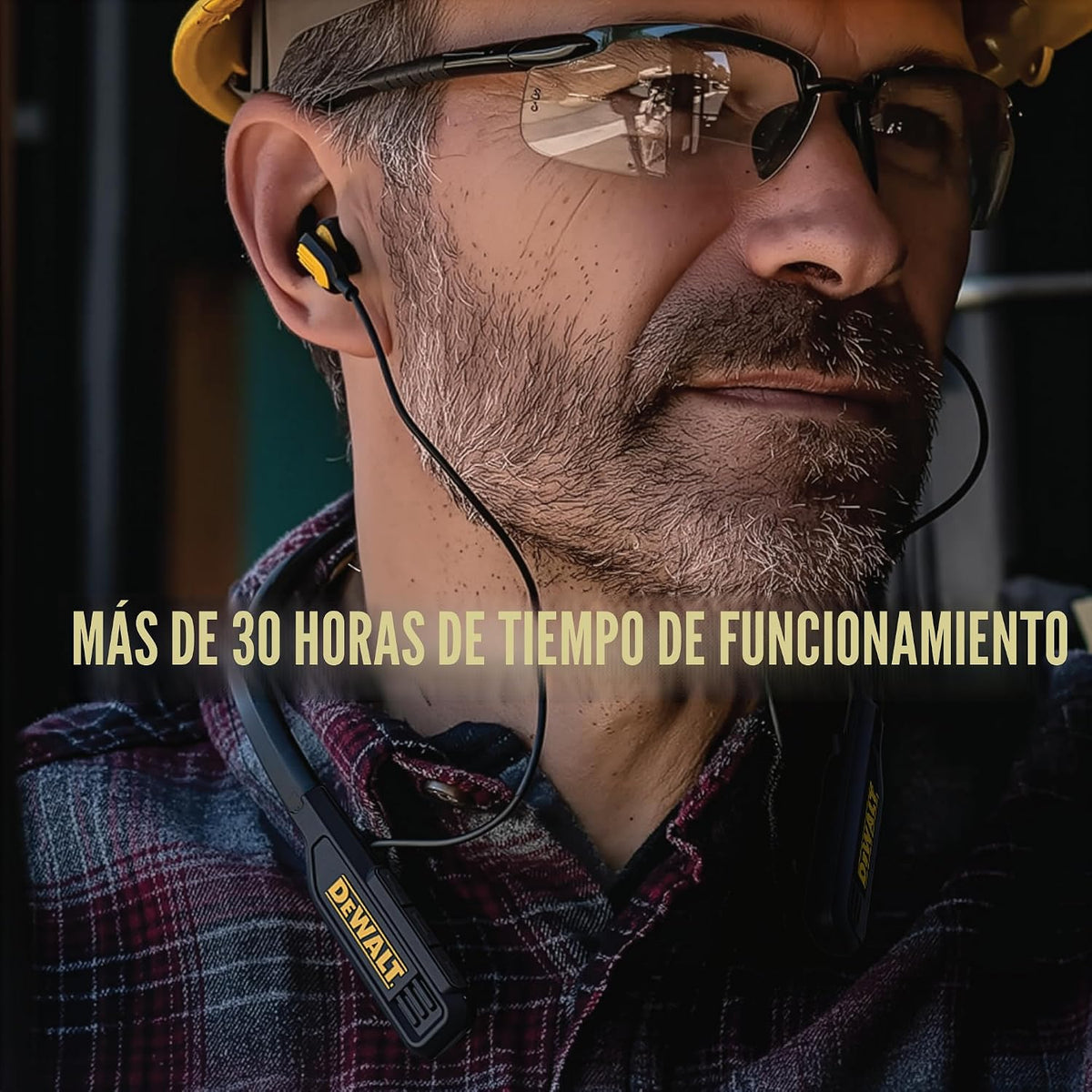 DEWALT Auriculares Magnéticos Bluetooth de Servicio Pesado con Band...