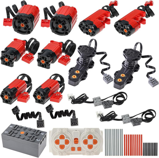 BrickBounty Juego de motor de retroceso de 46 piezas compatible con...