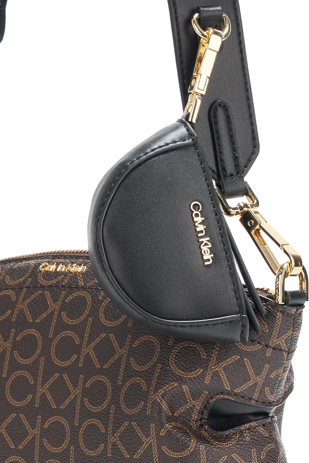 Calvin Klein Cypress - Bolso cruzado con cremallera superior 2 en 1...