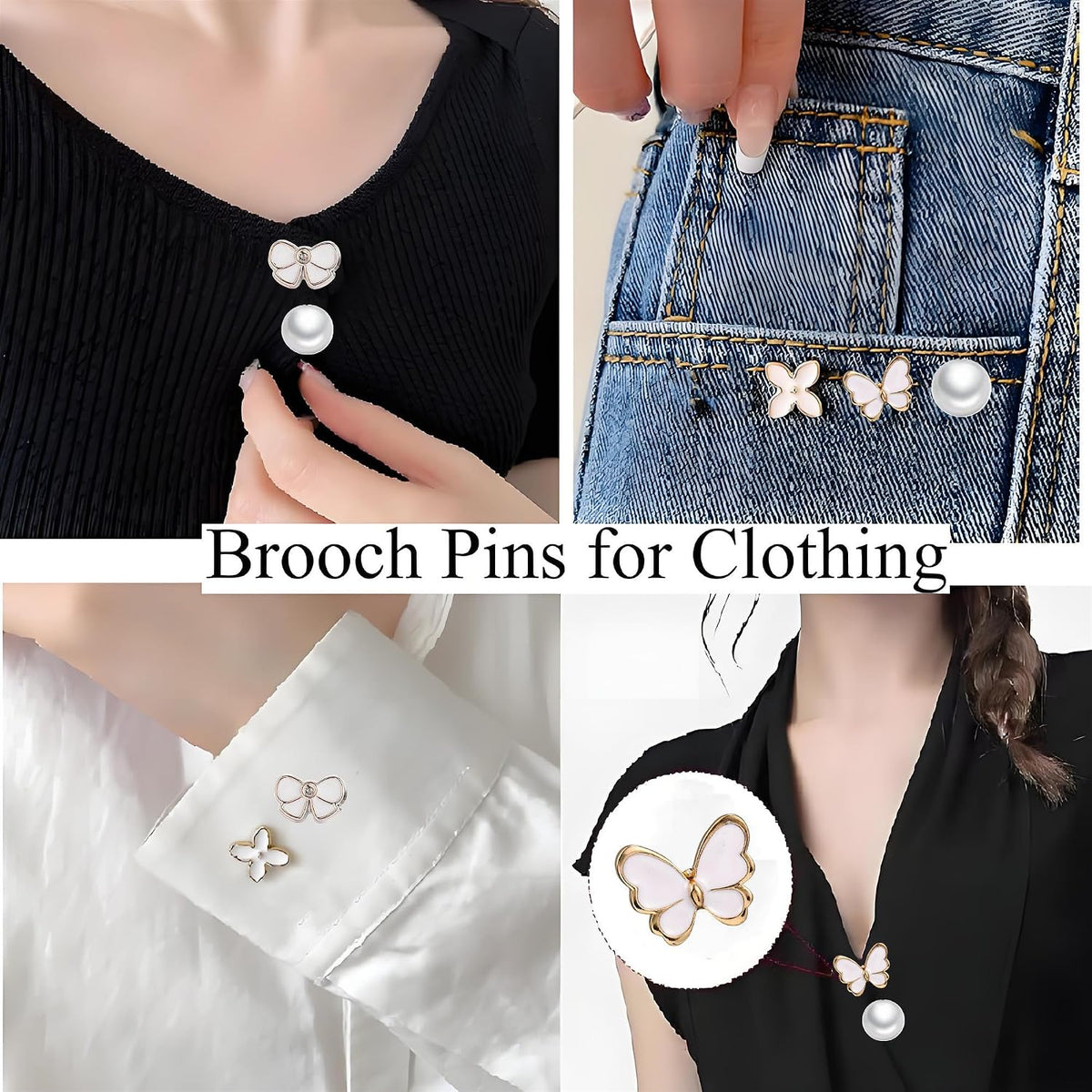 Kit de 72 dijes de calcetines de chatarra, broches y alfileres dora...