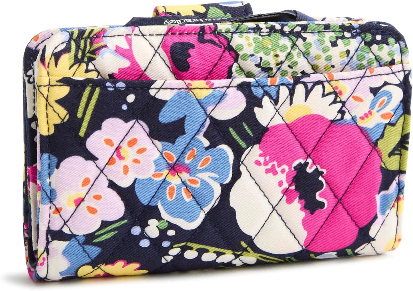 Vera Bradley Cartera pequeña con cierre giratorio, Campos de amapol...