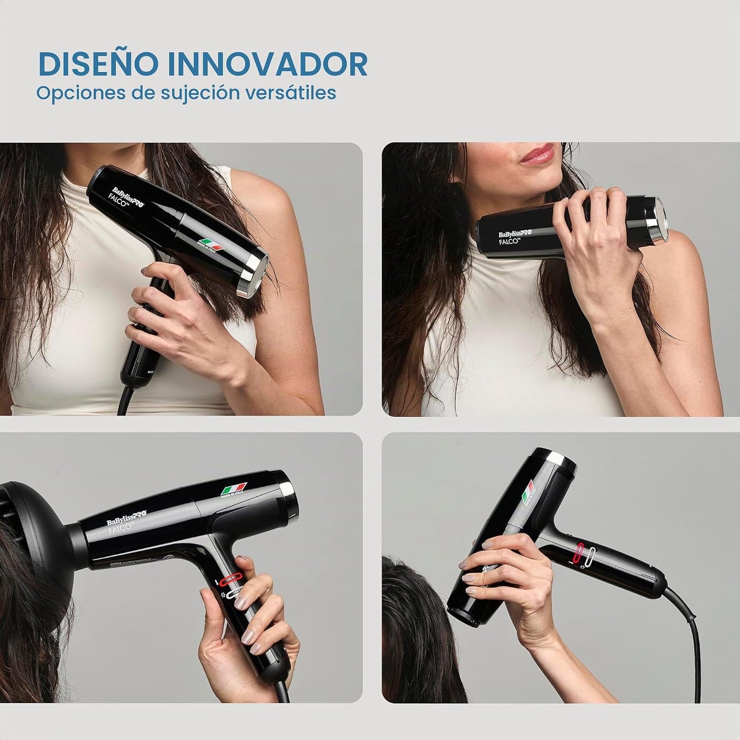 Secador de pelo Falco profesional italiano de alta velocidad BaByli...