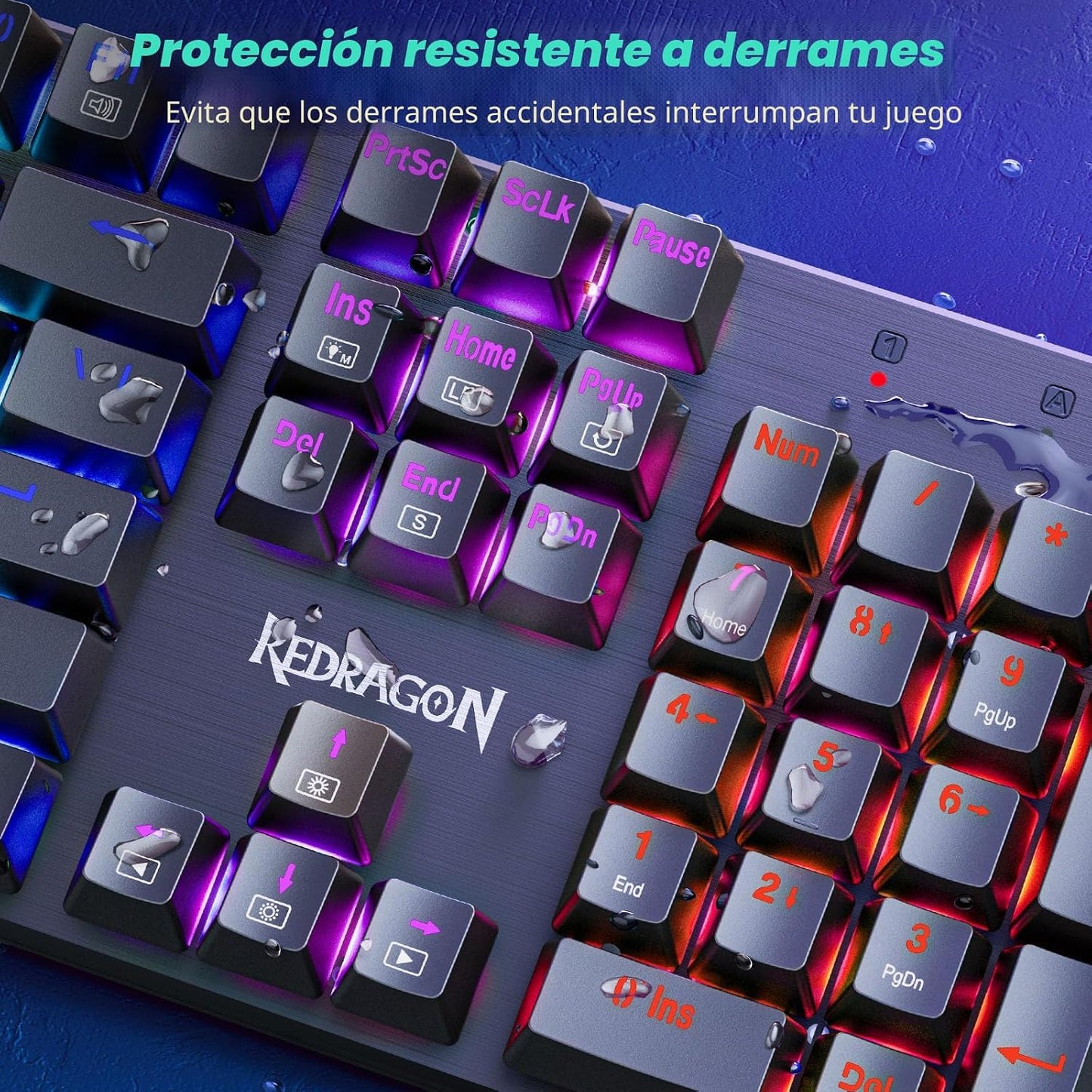 Redragon Teclado Mecánico para Juegos con Cable, 11 Modos Retroilum...