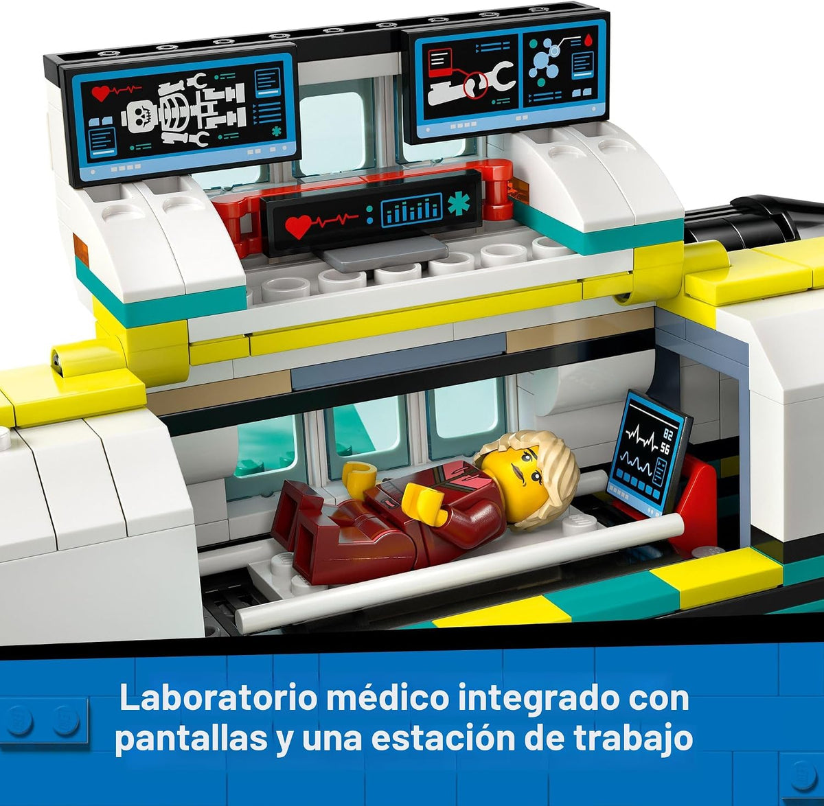 LEGO City Juguete de construcción de avión de ambulancia aérea de e...
