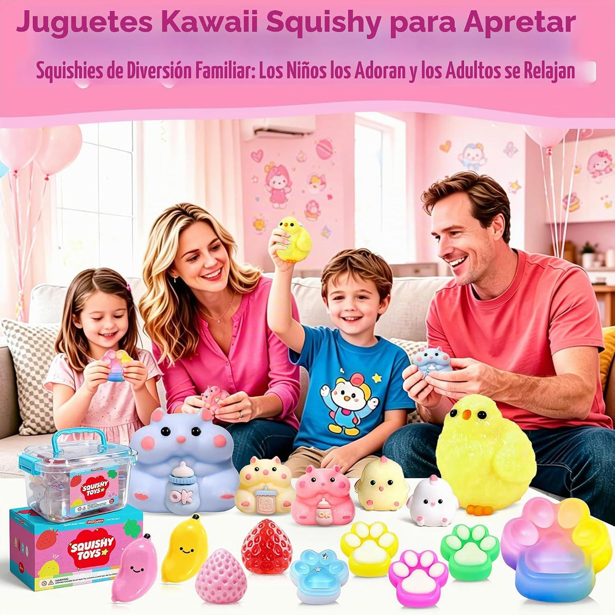 Paquete de 15 juguetes Taba Squishy Kit - Squishy Fun Box-Squishy F...