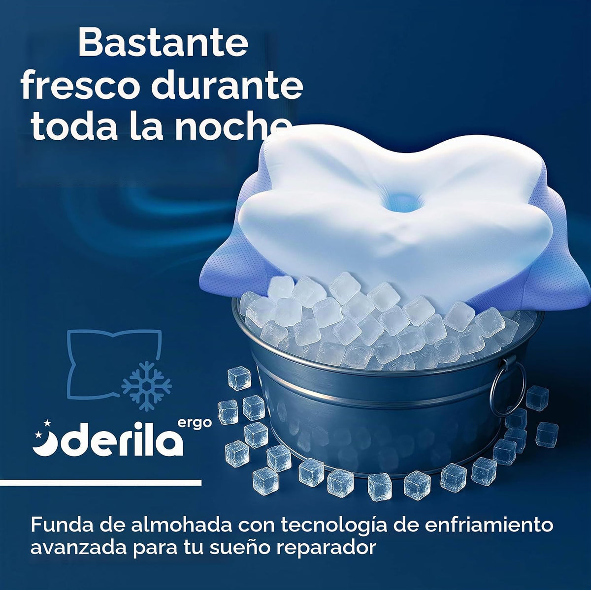 Derila Ergo Almohada Cervical de Cuello para Dormir Almohada de Con...