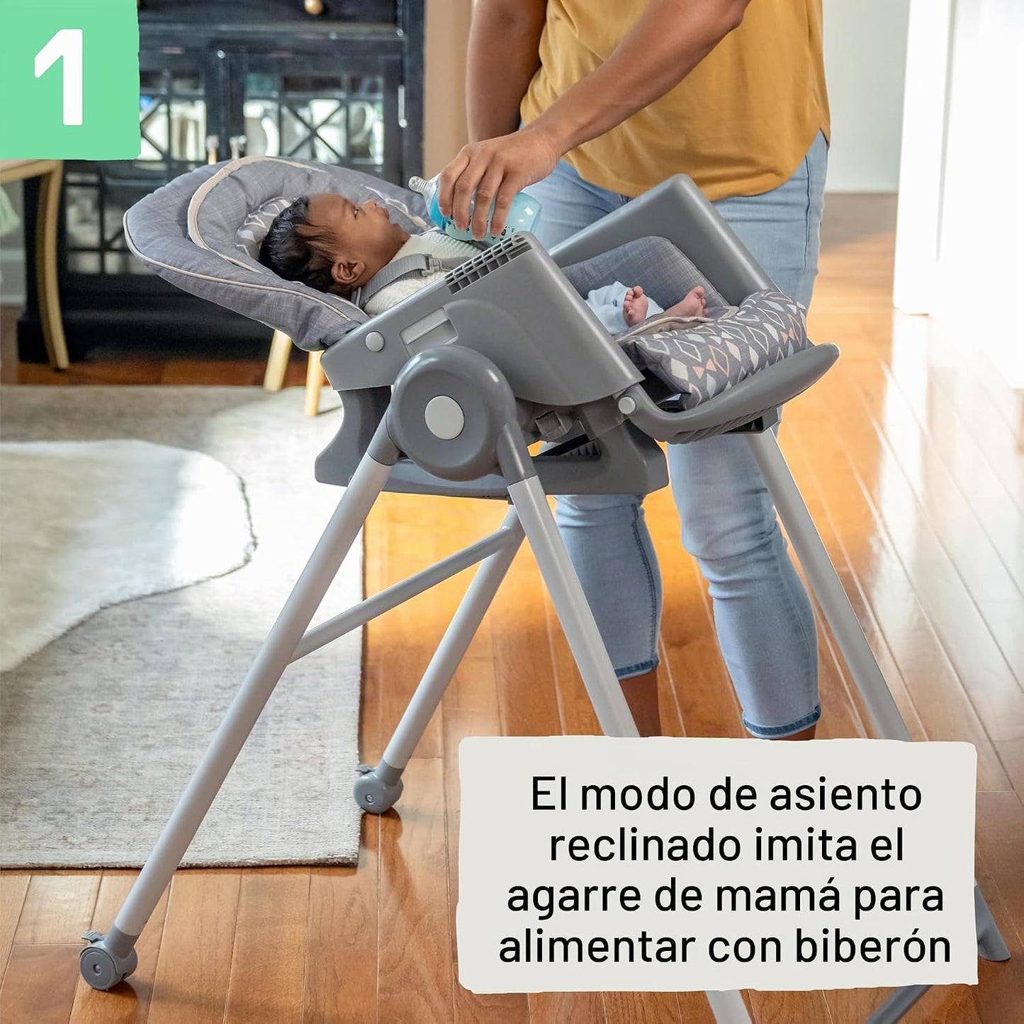 Ingenuity Proper Positioner Silla Alta de Lujo - Asiento de Bebé Co...