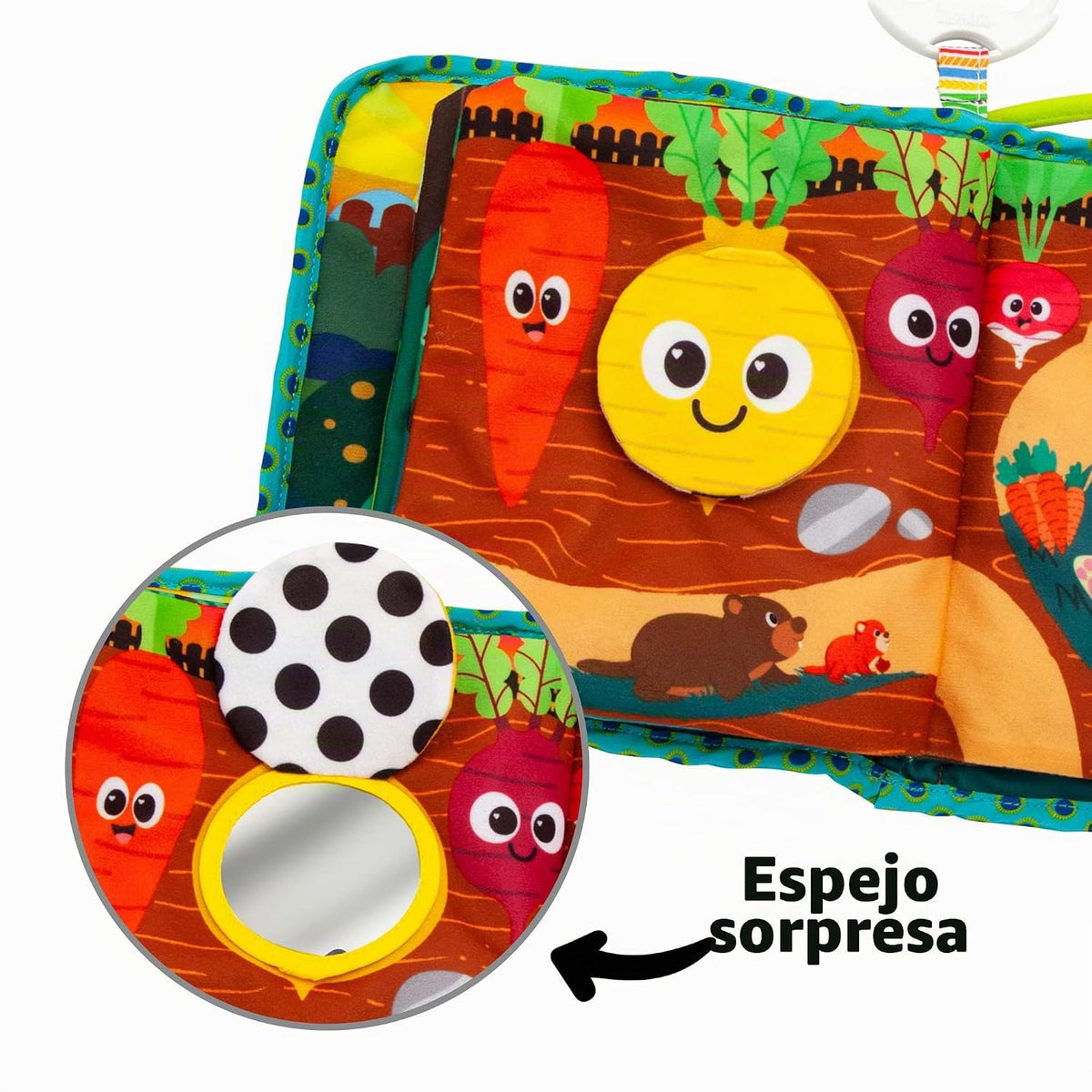 Lamaze Libro suave para bebés Bitty Bug | Libro de bebé de alto con...