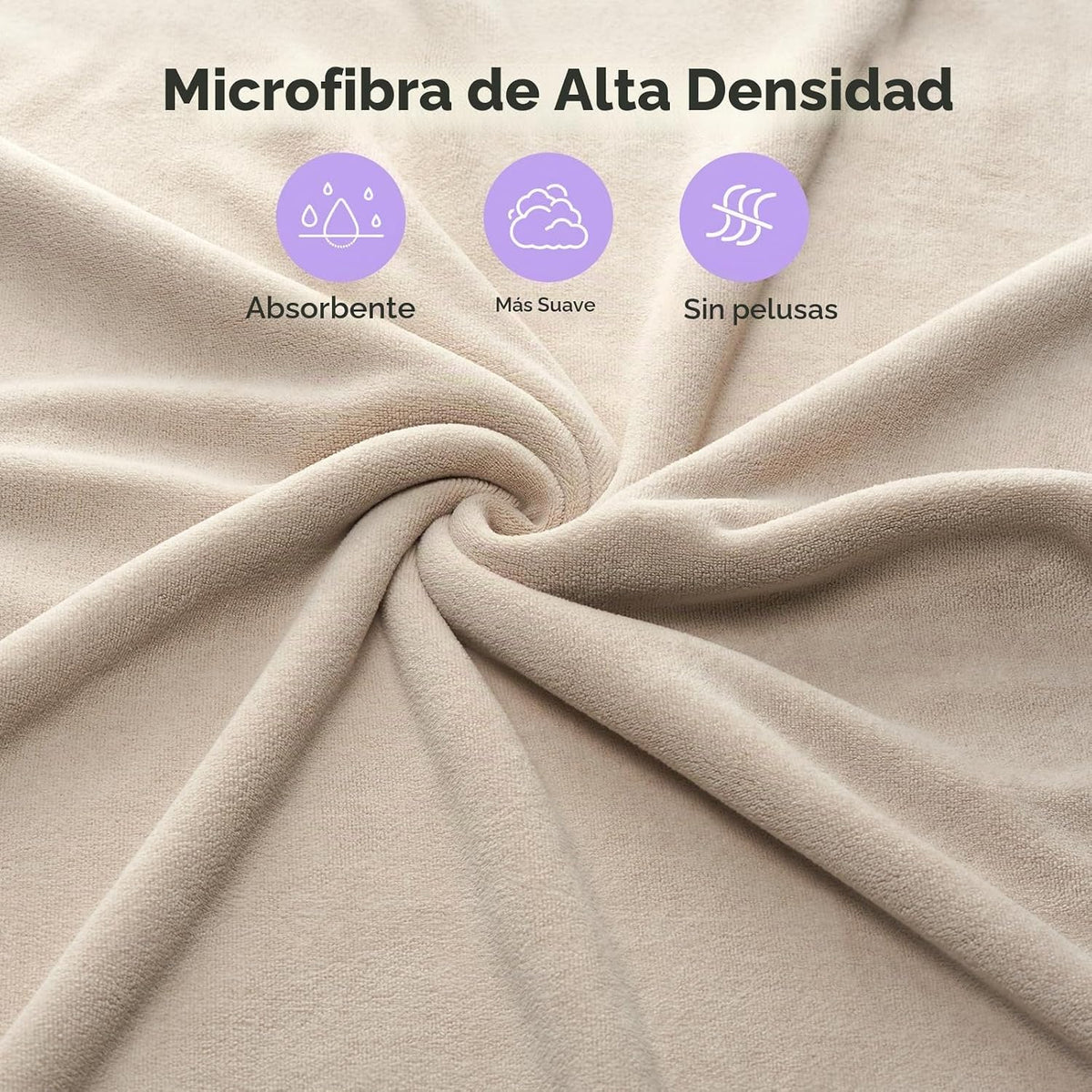 Umisleep Toalla de Microfibra para el Cabello, 41" x 30" Sú...