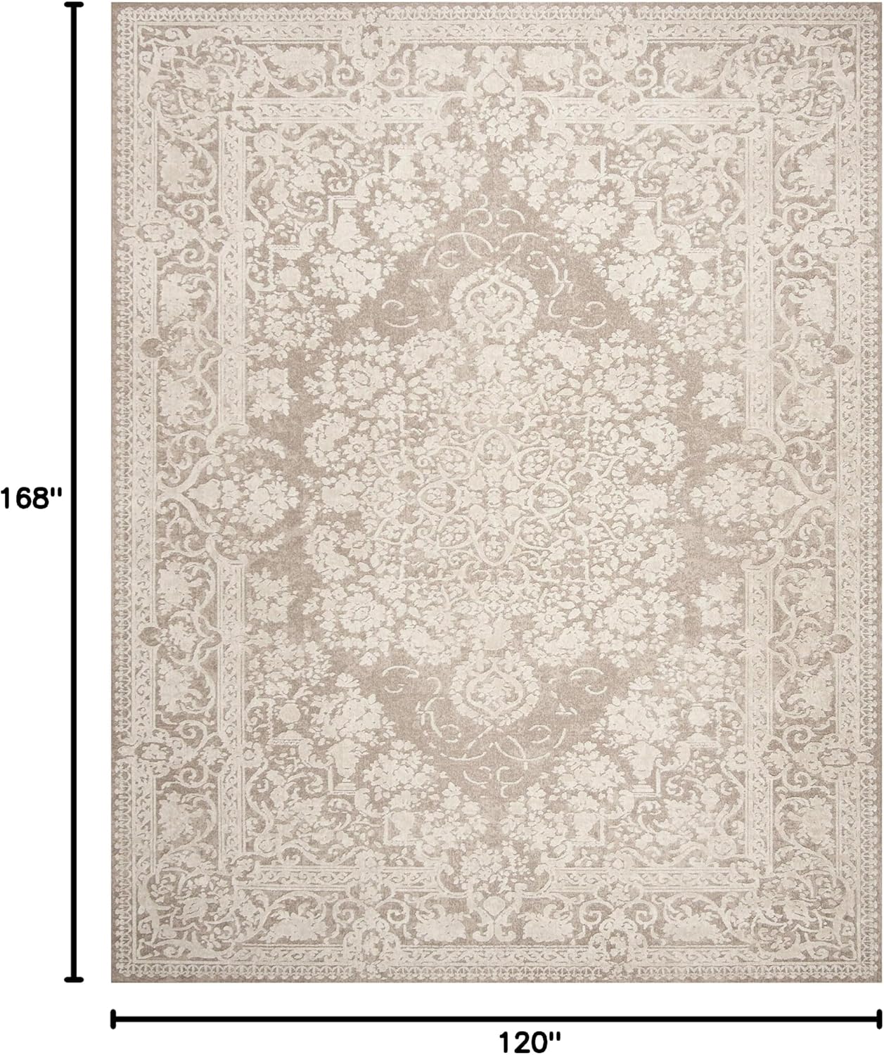 SAFAVIEH Alfombra de área de 10x14 pies - Colección Reflection - Gr...