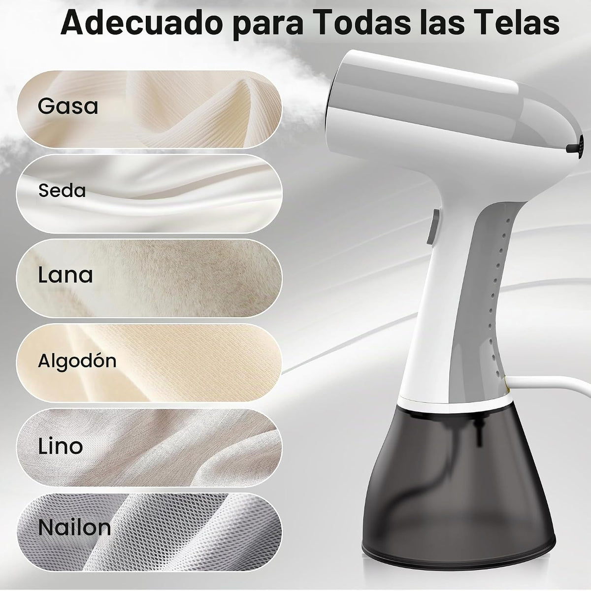 GS01 Vaporizador de ropa de mano, tanque de agua grande de 13.5 fl...