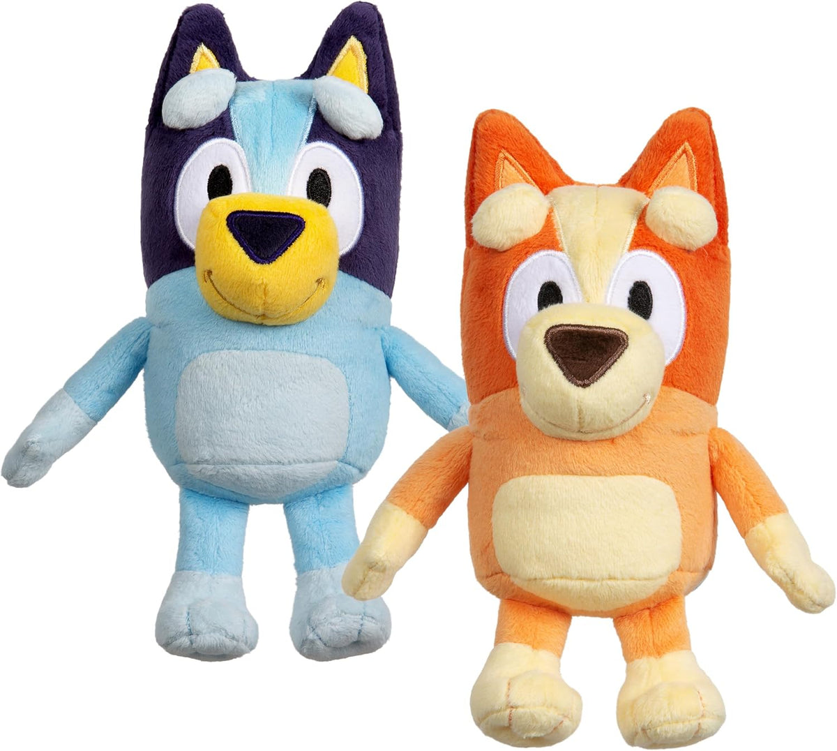Bingo &amp; Bluey - Juguetes de peluche, paquete de 2, tela suave d...