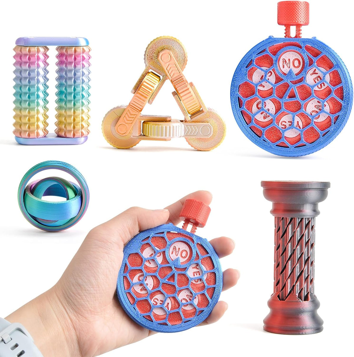 MIZPLAY Juguetes sensoriales impresos en 3D, juguetes sensoriales t...