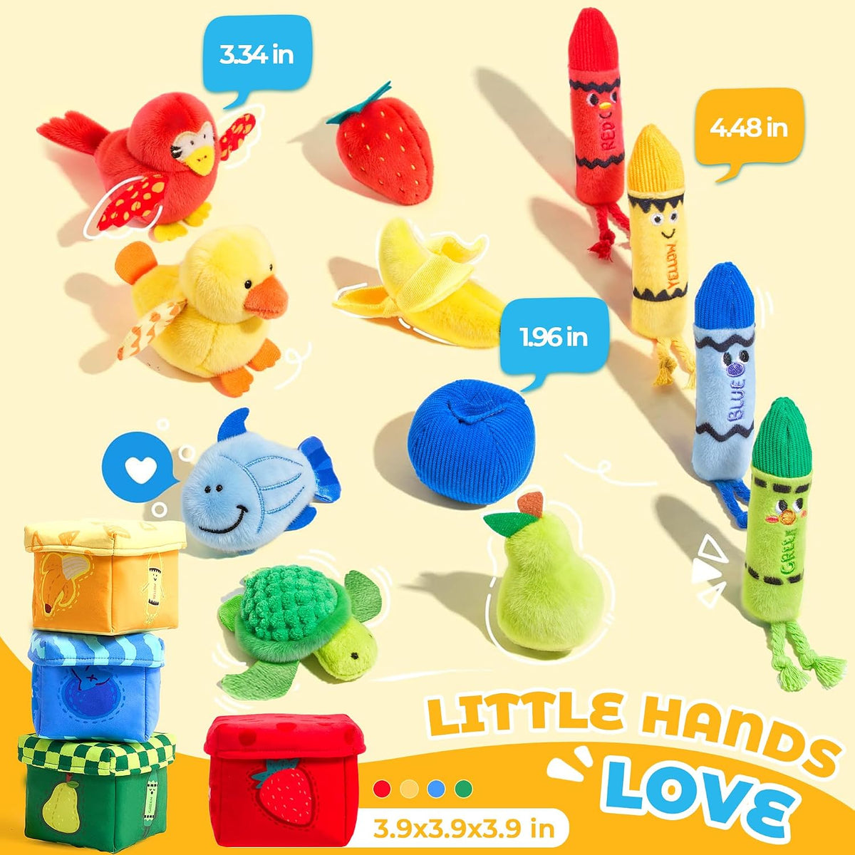 JoyCat - Juguetes Montessori para niños pequeños de 1 a 3 años, 12...