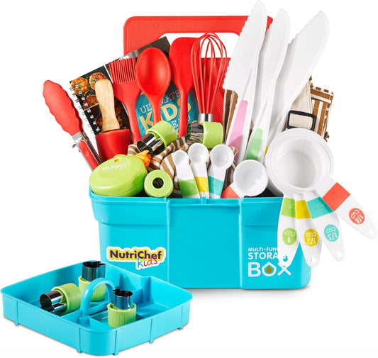 NutriChef Juego de cocina y horneado para niños, juego completo de...