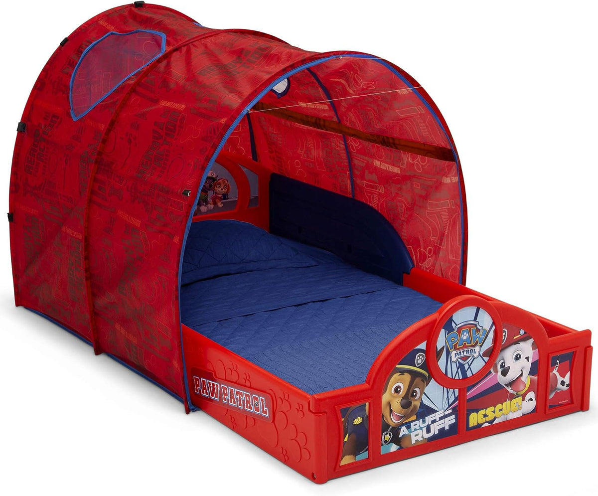 Delta Children Nick Jr. - Cama infantil con tienda de campaña para...