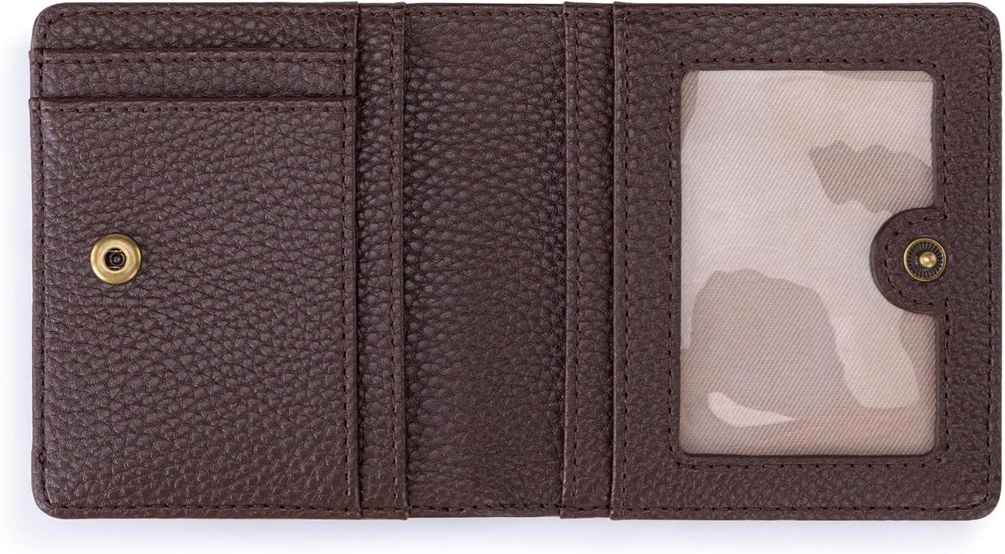 The Sak Mira Small Leather Wallet - Cartera para mujer, cierre a pr...