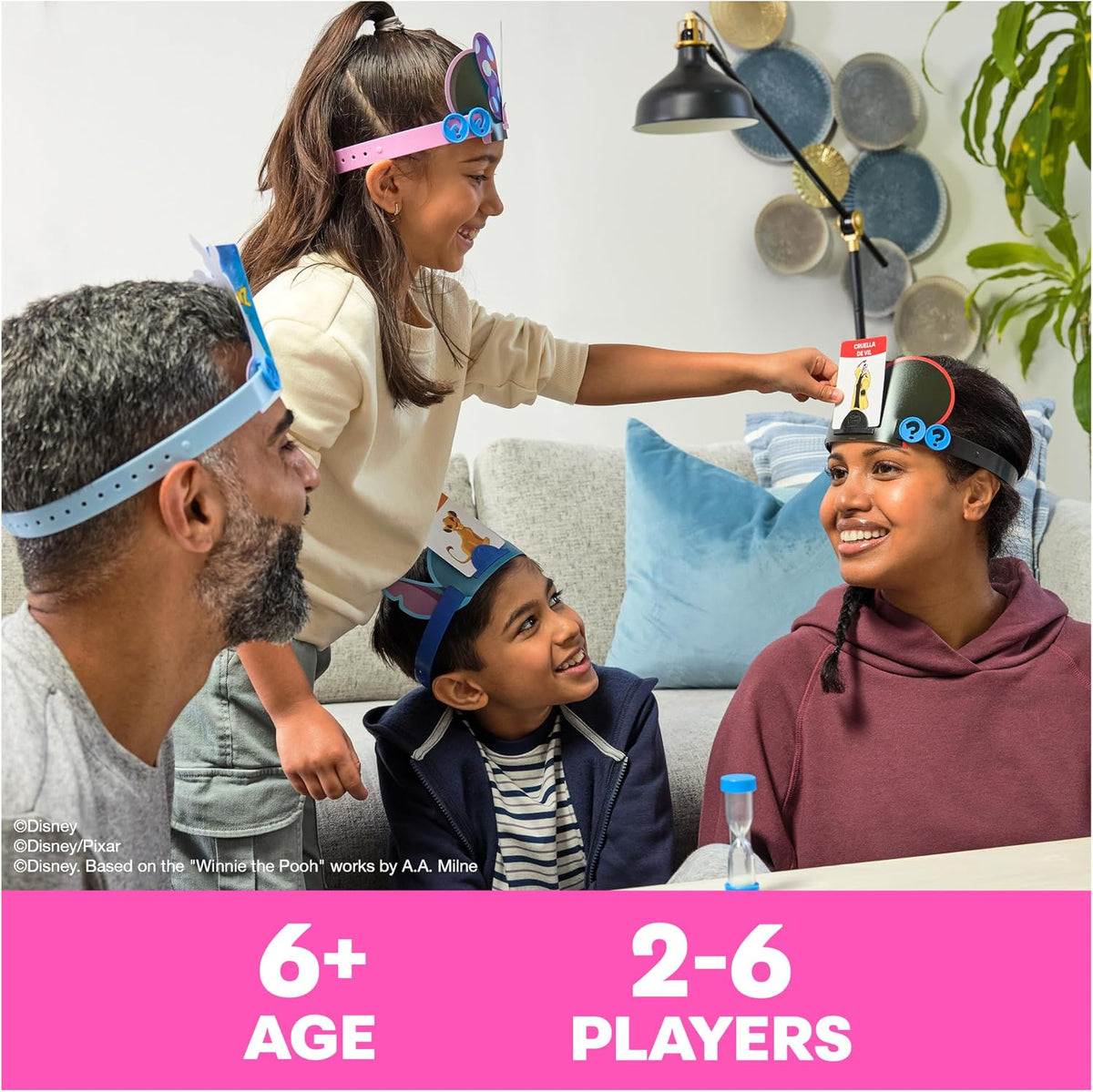 Spin Master Games Disney Hedbanz Juego de adivinanzas con imágenes...