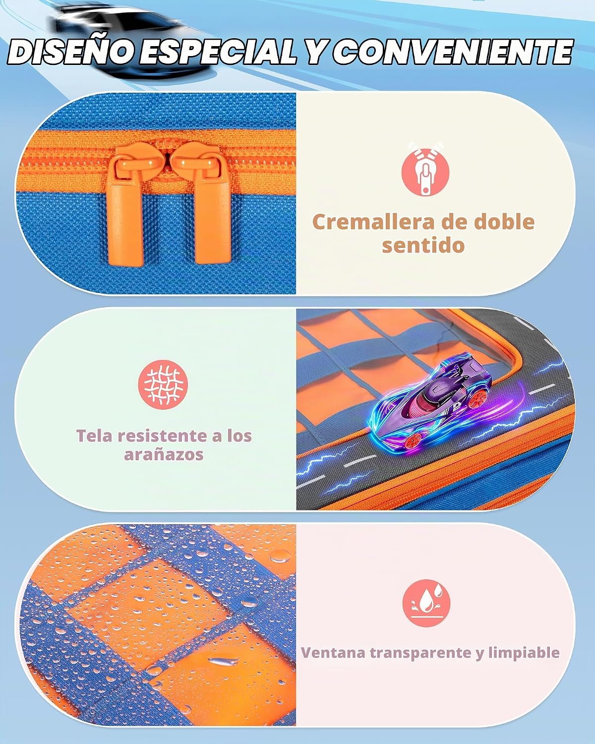 Estuche de almacenamiento Marscamd compatible con camiones juguete...