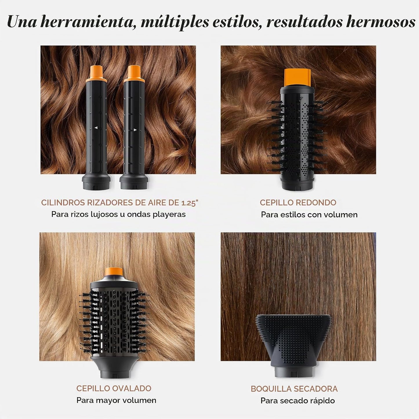 CHI Lava AirGlam, da volumen, riza y seca el cabello, azul | Para r...