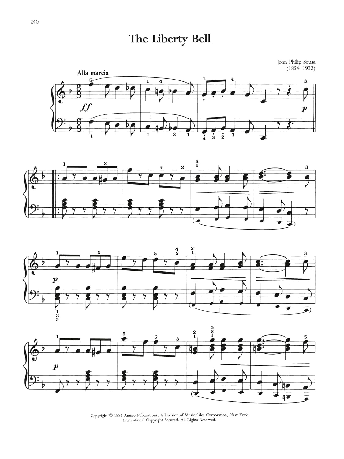 La biblioteca de clásicos fáciles del piano | Partituras de piano f...