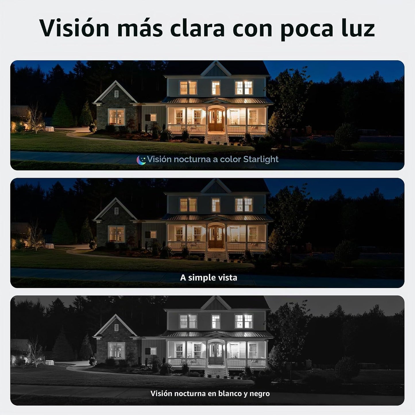 kamoviz Cámara de ventana 2K, paquete de 2 cámaras de seguridad mag...