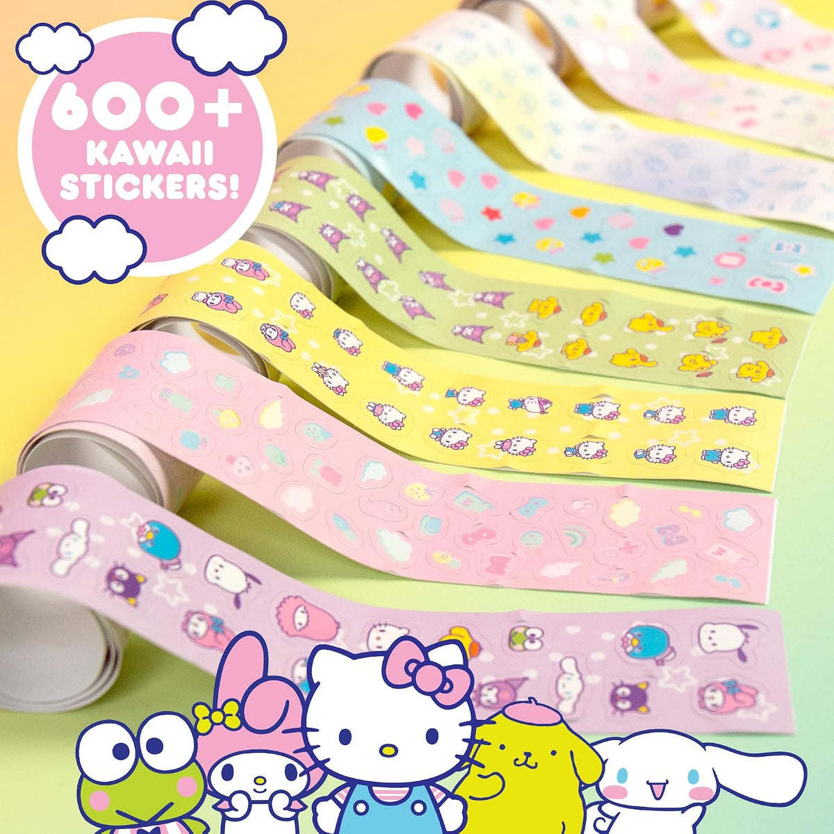 Kit de Arte de Uñas de Hello Kitty y Amigos con Efectos Brillantes