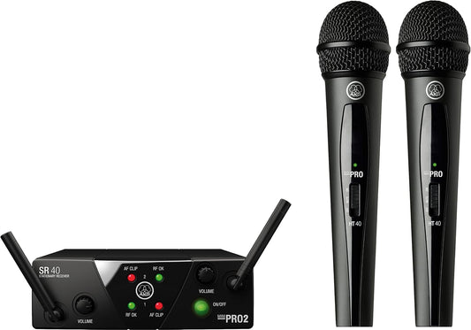 AKG Sistema de micrófono inalámbrico vocal WMS40 Mini2 US25A\/C