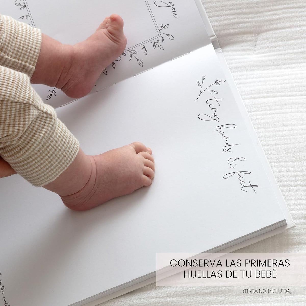 Libro de recuerdo para bebés, libro de hitos para bebé simple para...