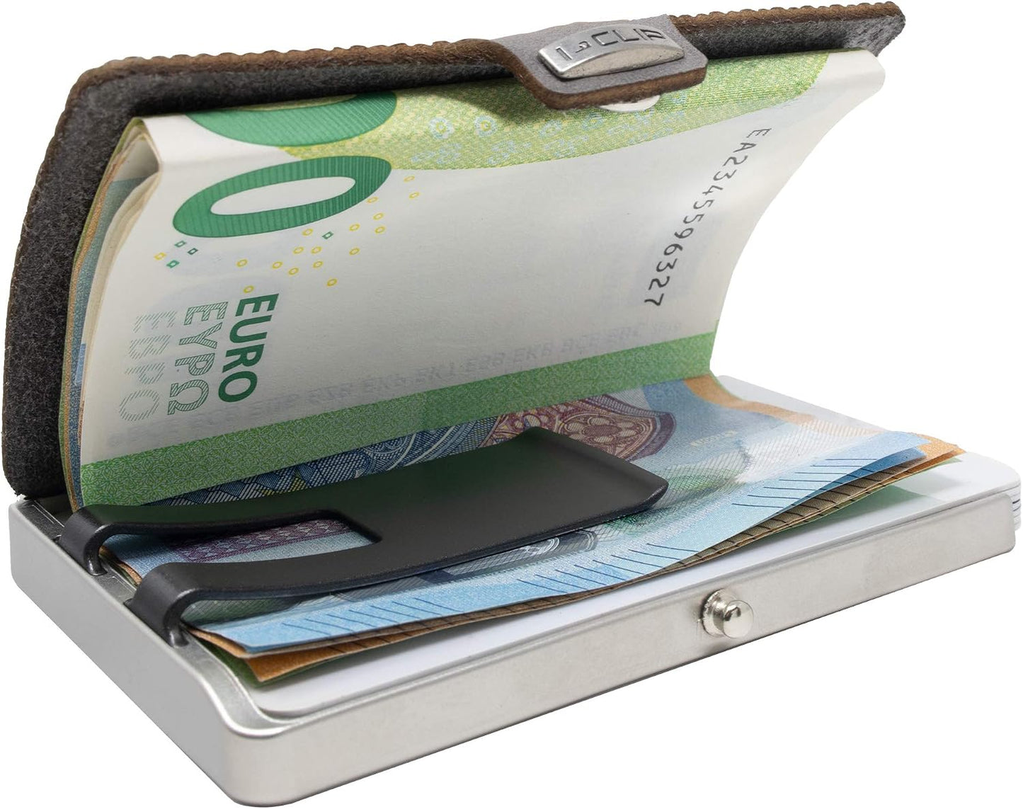 I-CLIP Acero inoxidable con clip intercambiable - Cartera delgada -...