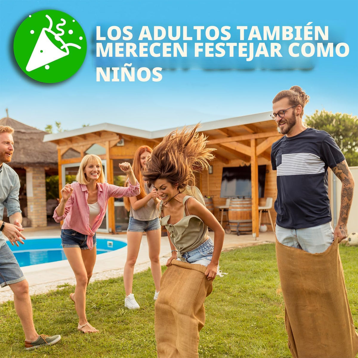 Sacos Grandes de Arpillera para Carreras de Papas, Bolsas de Arpill...