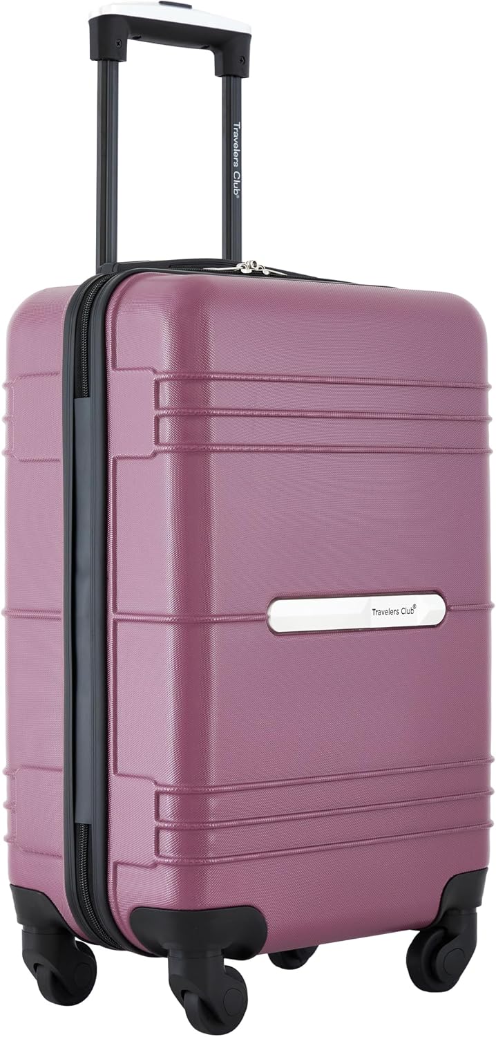 Travelers Club Equipaje de mano Richmond Spinner de 22", Damson, Eq...