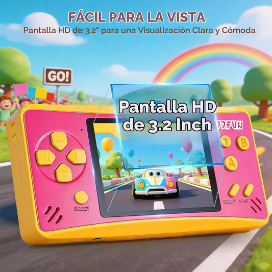 168 Reproductor de videojuegos incorporado Plug &amp; Play de mano...