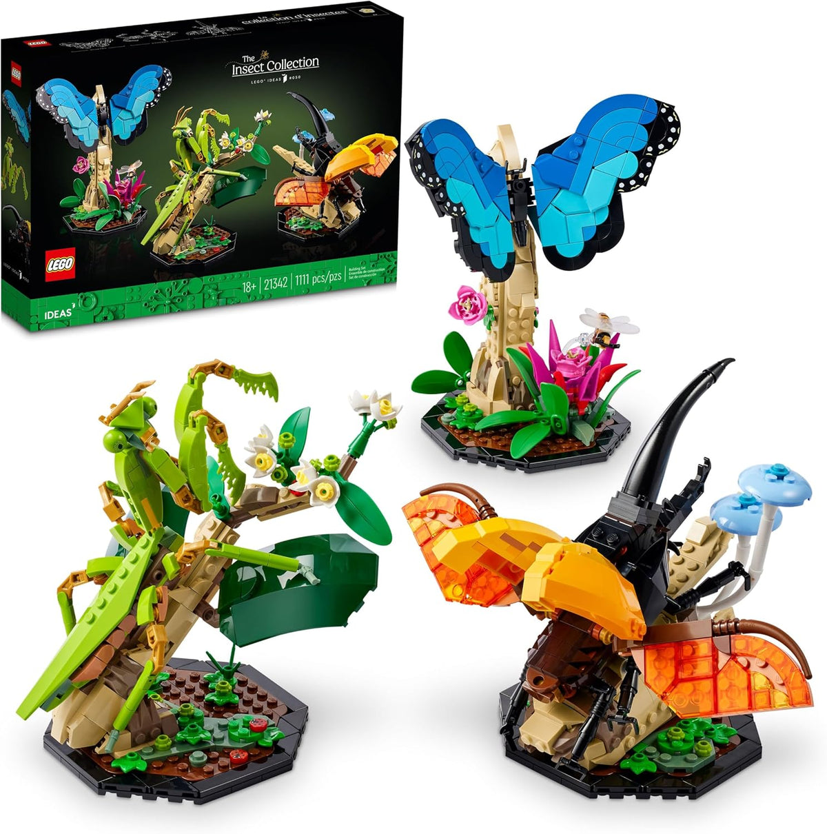 LEGO Ideas La Colección de Insectos, Divertido Regalo para Amantes...