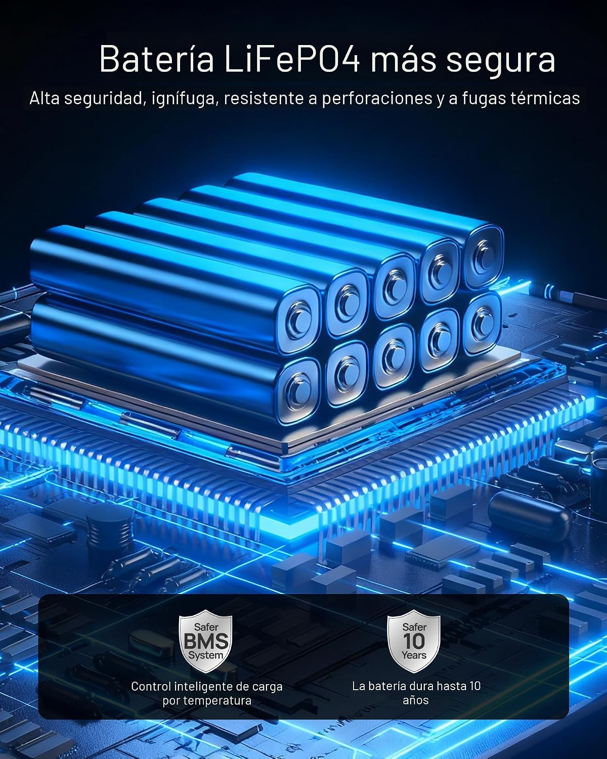 Estación de energía portátil de 100 W (pico de 200 W), banco de ene...