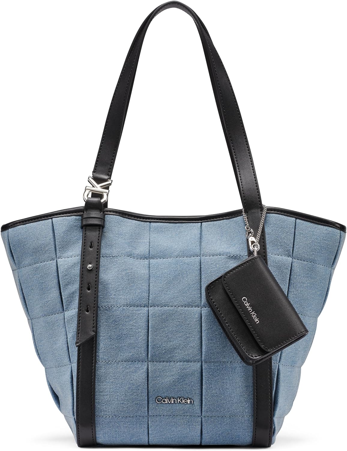 Calvin Klein Tina Shopper Tote, Denim lavado ligero, talla única