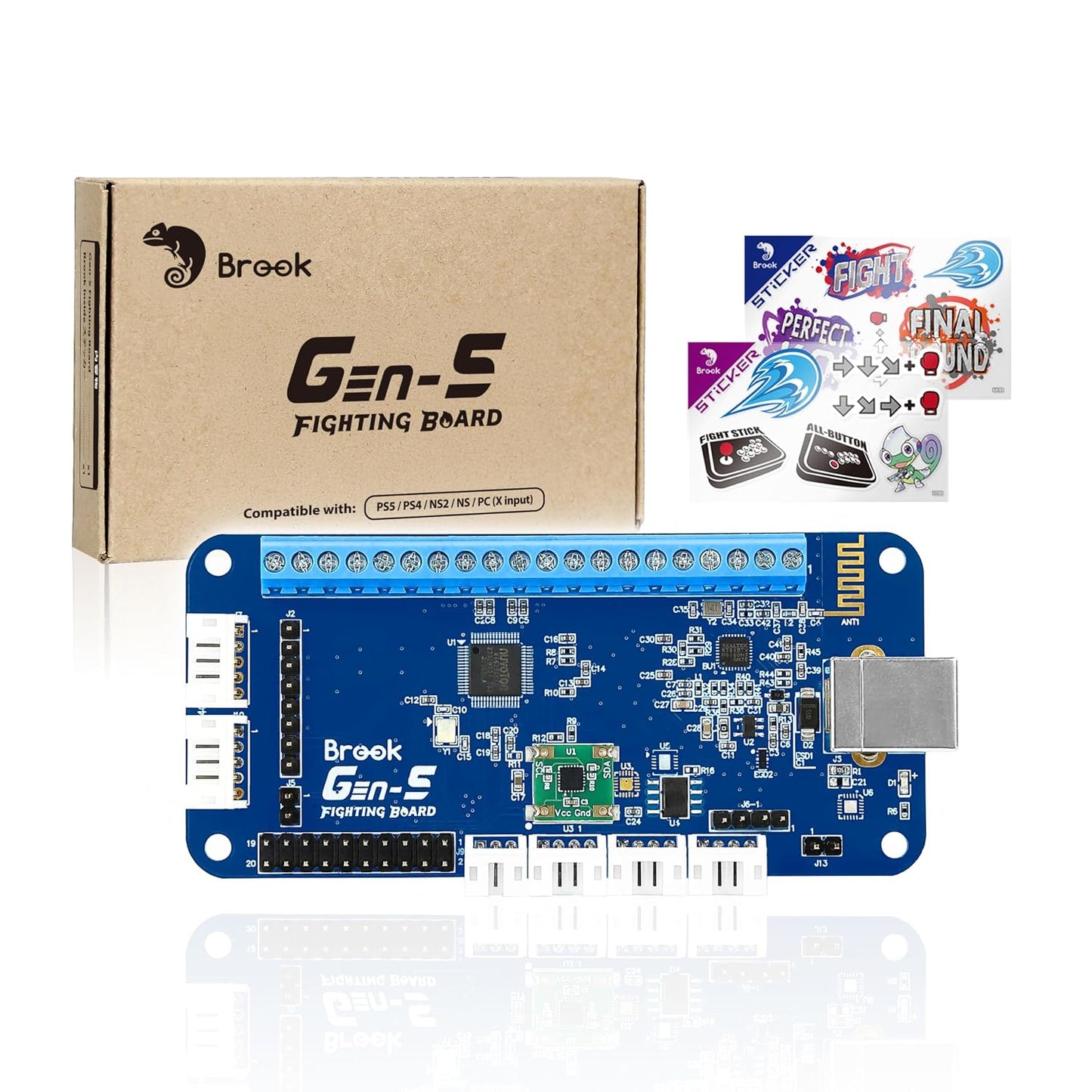 Brook Gaming GEN 5 - Tablero de combate con cable - Compatible con...