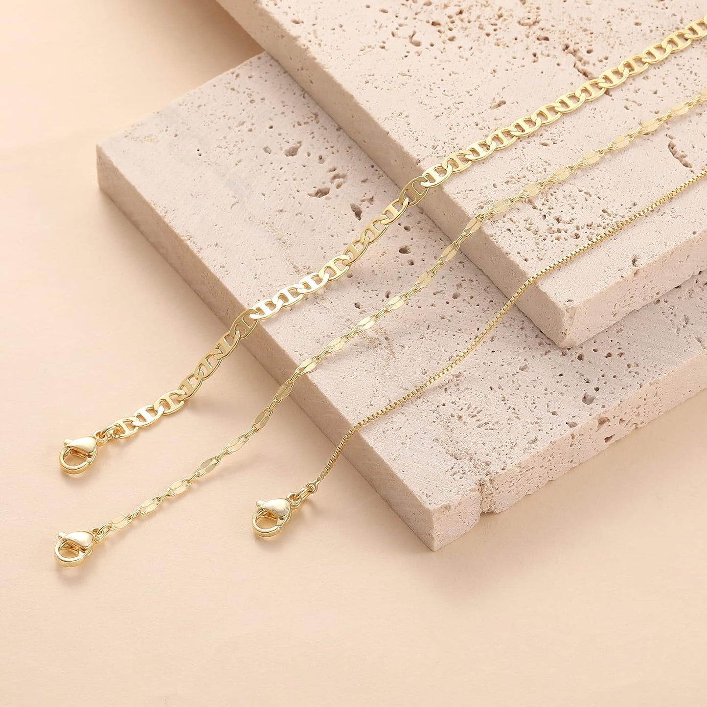 MBW Pulseras chapadas en plata para mujer, delicadas pulseras de pl...