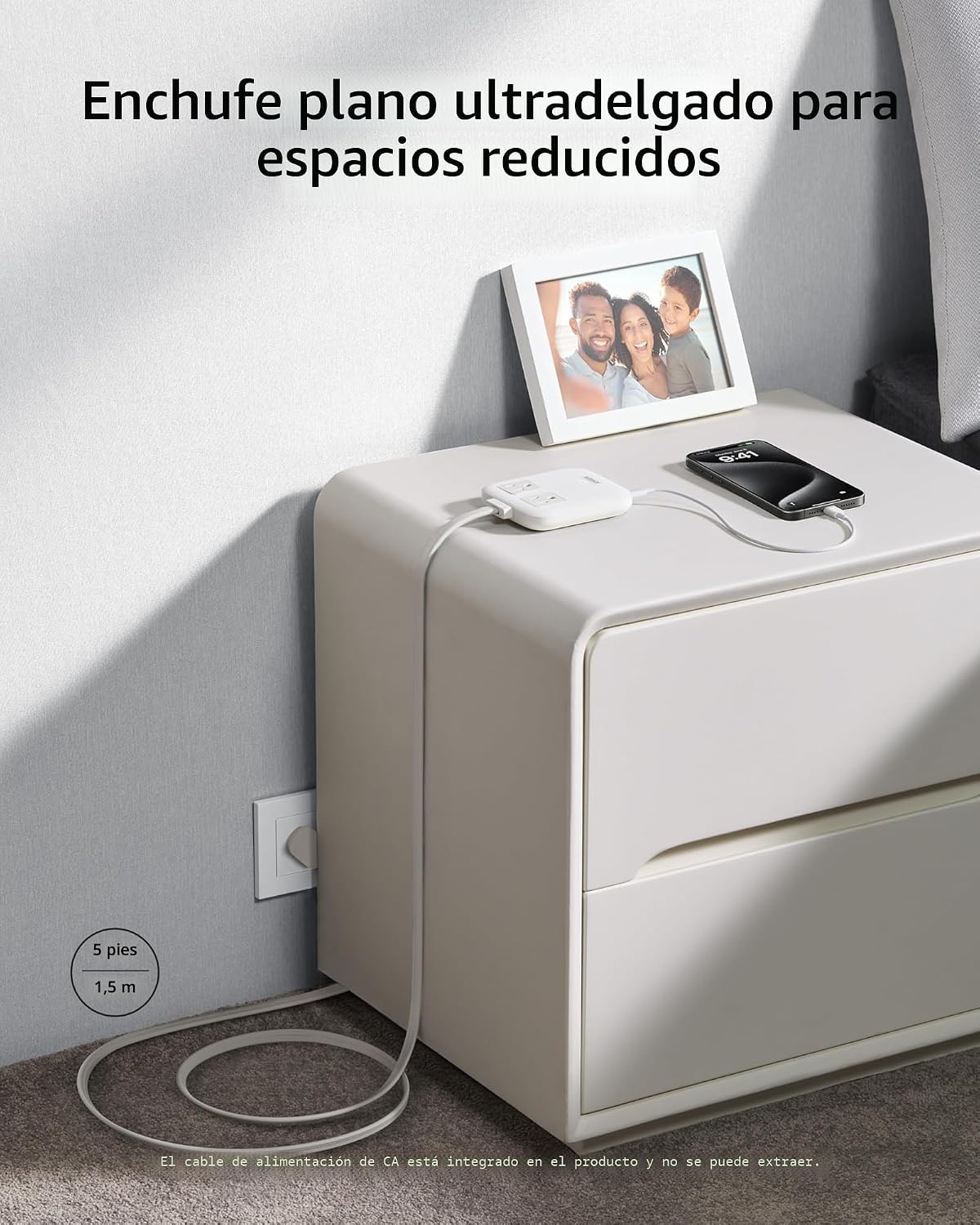 Anker - Tira de alimentación de viaje, Anker Nano 67 W Max 6 en 1 U...