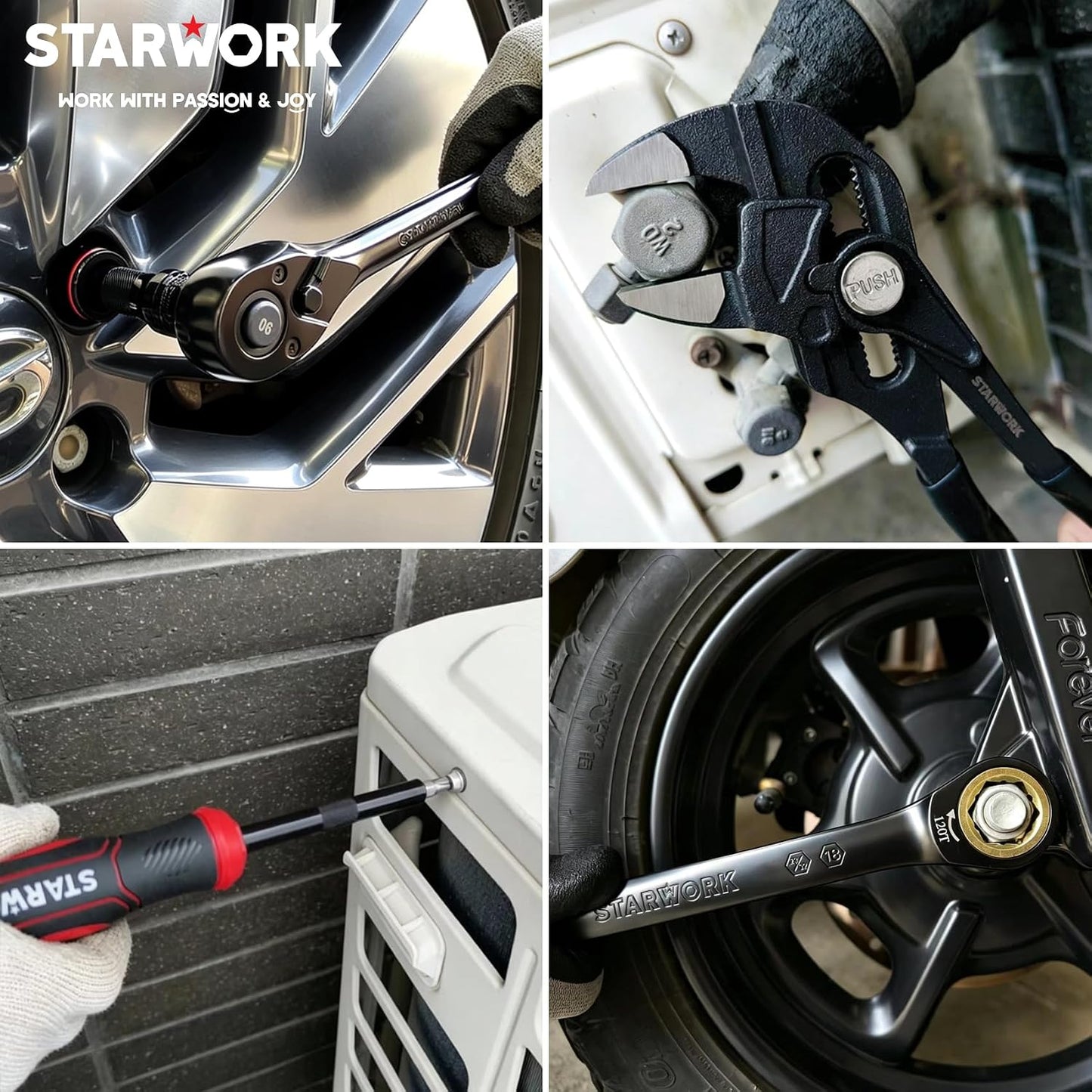 STARWORK TRUE MECHANIC™ Juego de herramientas mecánicas de 312 piez...