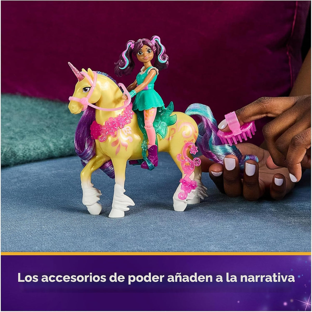 Unicorn Academy, Set de Poder de Amistad de Ava y Leaf con Silla de...