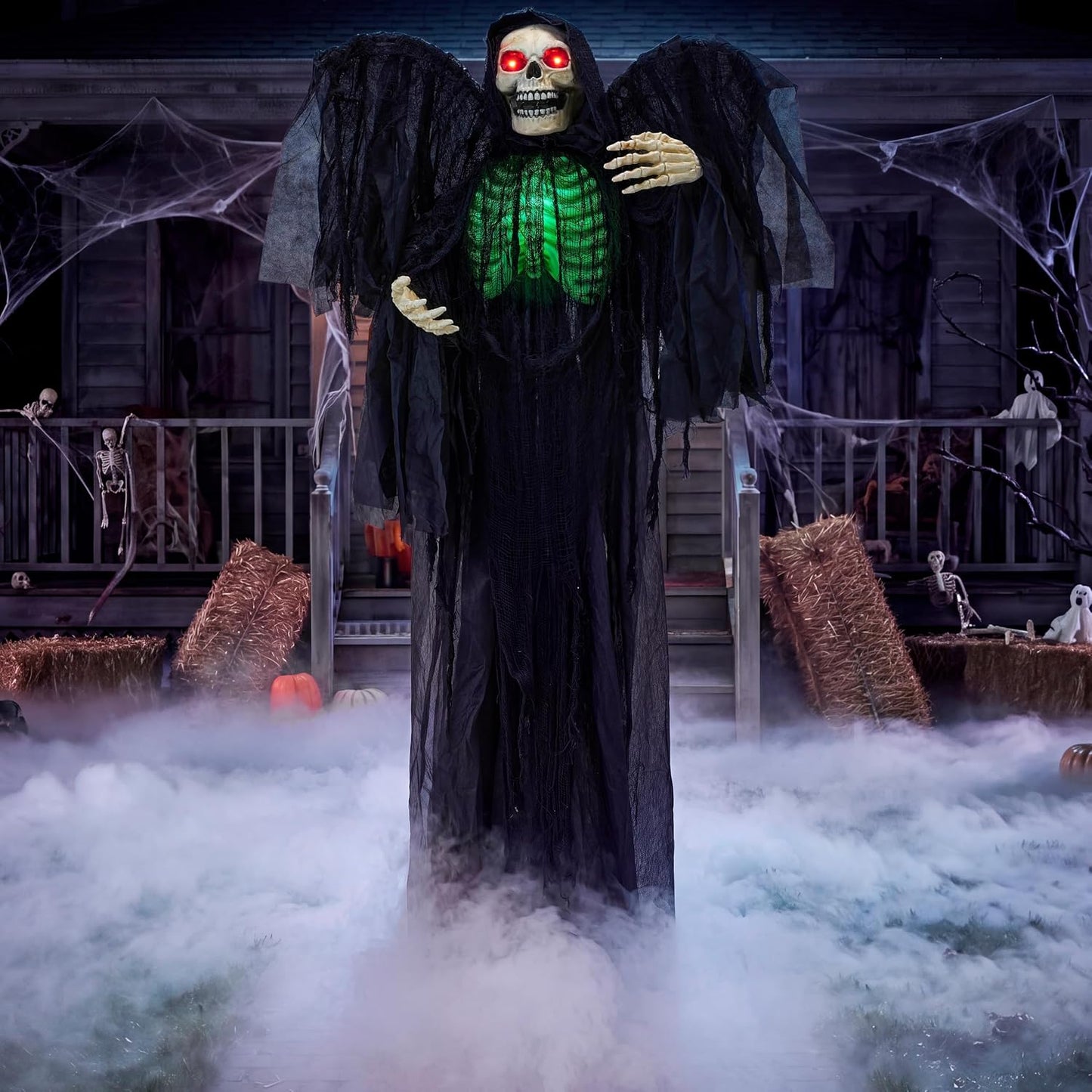 JOYIN - Decoraciones de Halloween de tamaño real, animatrónico de L...