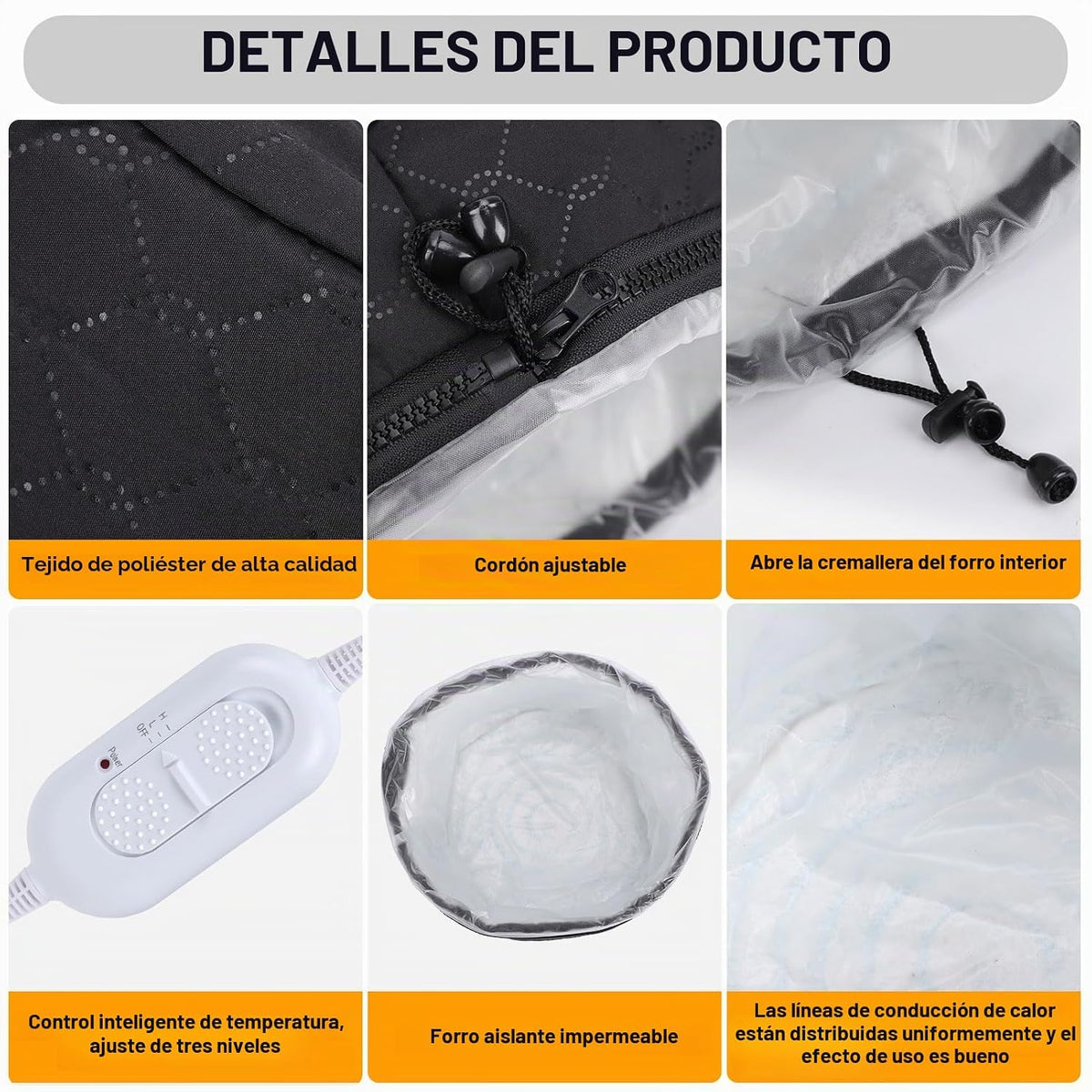 Tapa de vapor para el cabello para acondicionamiento profundo, tapa...